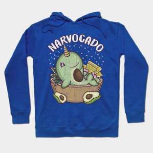 Avocado Narwhal Narvocado Funny Cute Food Hoodie